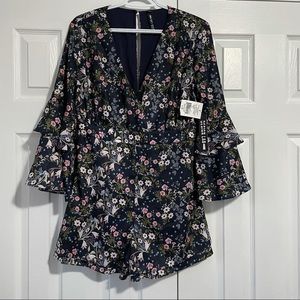 DESIGN LAB. Long sleeve romper. NEVER WORN.